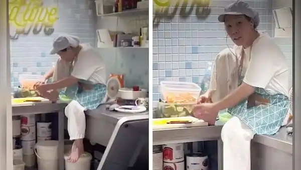 Turista capta a chef cortándose las uñas en cocina de restaurante vegano de República Checa