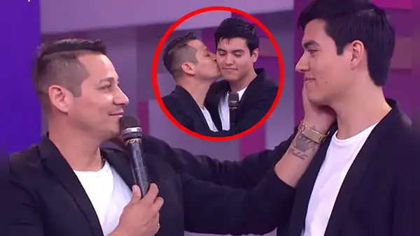 Luigui Carbajal se quiebra EN VIVO tras presentar a su hijo Gian Piero: “Serás el mejor productor musical del Perú”