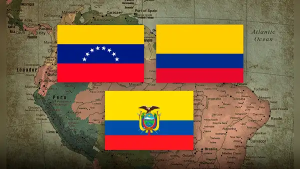 ¿Por qué las banderas de Colombia, Ecuador y Venezuela son casi idénticas?