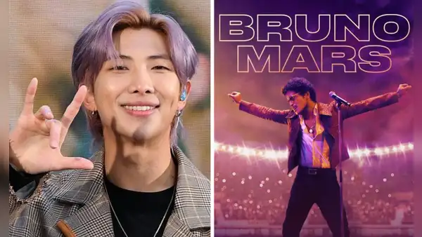 Namjoon de BTS aparece en concierto de Bruno Mars y desata furor en el público