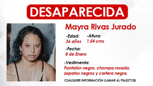 Mujer desapareció hace una semana en Breña y familia pide ayuda para encontrarla