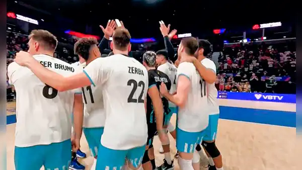 Argentina venció 3-1 a Francia por la fecha 6 de la Volleyball Nations League 2023