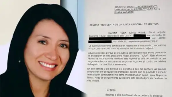 Fiscal cercana a Benavides y Chávarry pide a la JNJ la plaza de Zoraida Ávalos tras inhabilitación
