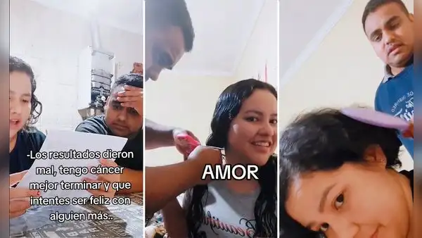 Joven detectada con cáncer quería terminar con su pareja, pero él la acompaña: "Gracias por quedarte"