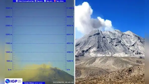 Volcán Ubinas en proceso de erupción: IGP detecta primeras emisiones de cenizas