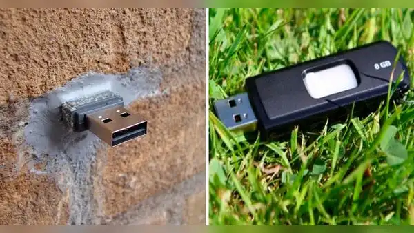 ¿Por qué no debes usar una memoria USB que hallaste en la calle o incrustada en una pared?