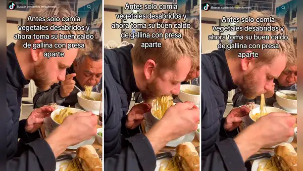 Holandés prueba caldo de gallina y queda maravillado: “Se rindió ante la comida peruana”