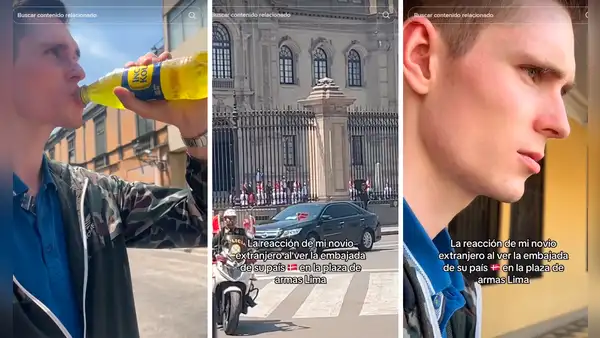Joven danés tiene peculiar reacción al ver la embajada de su país en el Perú: "Quedó frío"