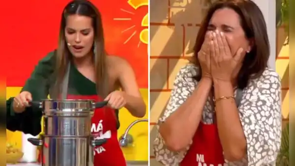 Valeria Piazza confunde una olla con un colador y su mamá queda en SHOCK: "Me están atolondrando"