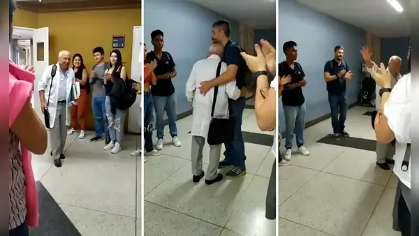¡Profesores que dejan huella!: maestro se jubila y alumnos lo despiden con emotivo homenaje