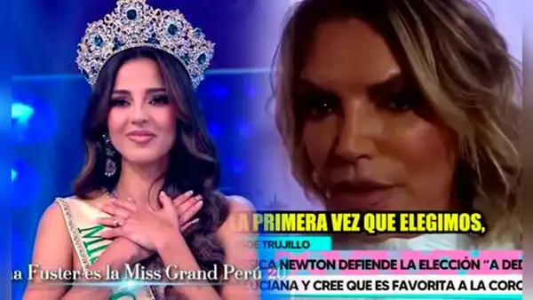 Jessica Newton confirma que su voto le dio a Luciana Fuster la corona de Miss Grand Perú