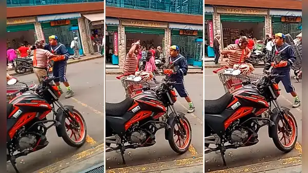 ¡Se reencontró la vecindad! Captan al 'Chavo del 8' y 'Quico' recurseándose por el Mercado Central
