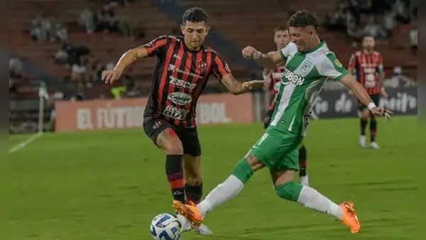 Patronato clasificó a la Sudamericana sobre el final: derrotó 1-0 a Atlético Nacional en Colombia