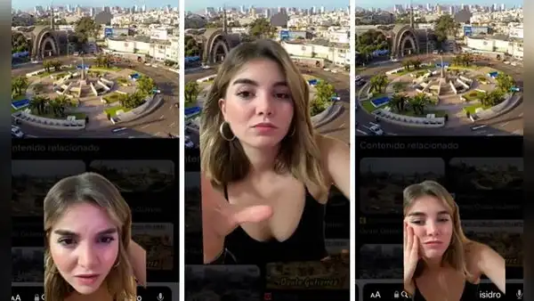 Laia de "AFHS" se sorprende con 'peligroso' parque en óvalo de Miraflores: "Me parece superheavy"