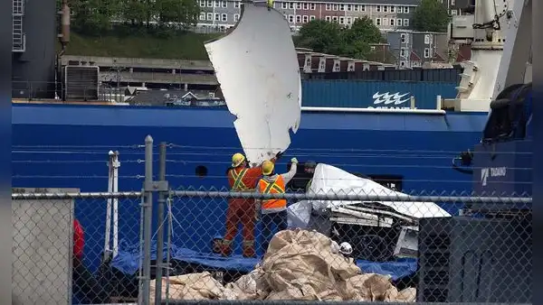 Primeras imágenes de los restos del Titán, submarino que implosionó y mató a sus 5 tripulantes