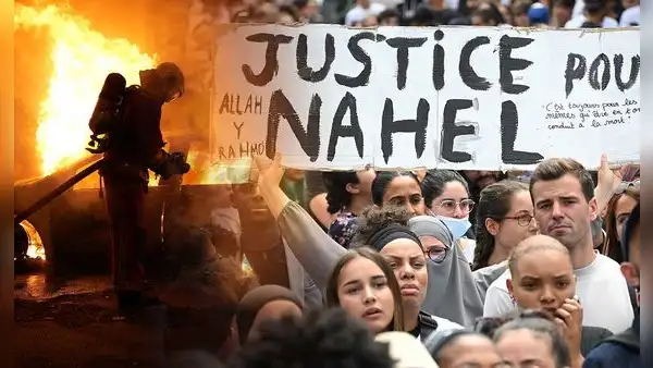 Decretan toque de queda en París por protestas contra policía francés que asesinó a adolescente