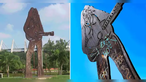 ¿Conocías esta curiosa estatua de Shakira en Colombia?: descubre su ubicación