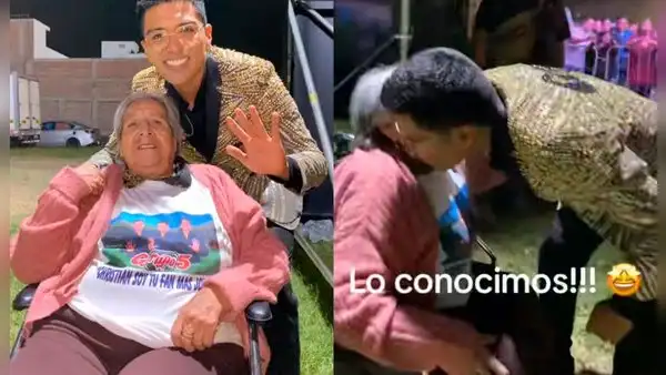 "Cumplió el sueño de muchas": Christian Yaipén conmueve con gesto a adulta mayor durante concierto del Grupo 5