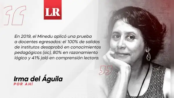 Ley de nombramiento automático docente es humo, por Irma del Águila