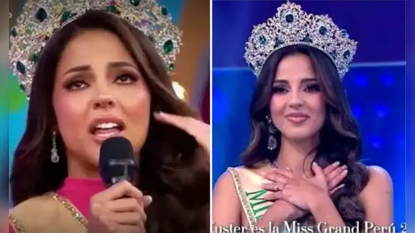 Luciana Fuster llora luego de ganar el "Miss Grand": Esa corona es tu servicio al Perú