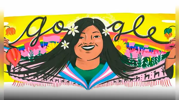 Google homenajea con un doodle a Diana Sacayán, activista por los derechos LGTBIQ+