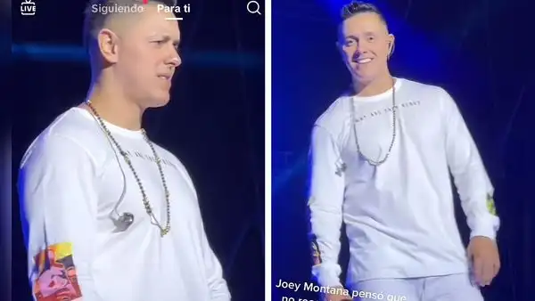 Fans sorprenden a Joey Montana coreando clásico reggaetón en concierto: "Temazo"