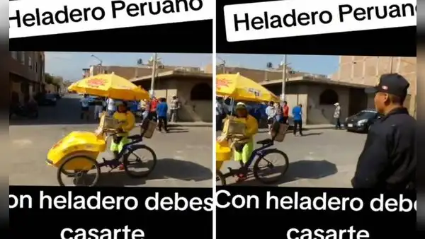 Heladero sorprende cantando "Oficios del amor" y se vuelve viral: “Con policía quieres casarte”