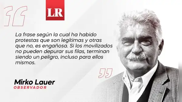Movilizaciones como cancha, por Mirko Lauer