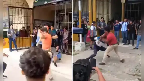 Estudiantes de la UNAP se enfrentaron a golpes a las afueras de su campus en Iquitos