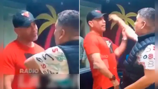 'Tomate' Barraza encara a Alfredo Benavides tras llamada a Gabriela Serpa: "No me toques, vas a perder"