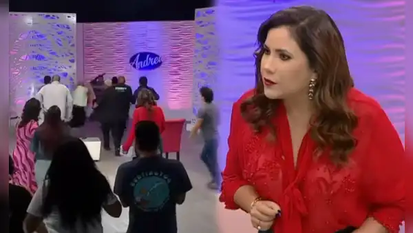 Hombres desatan una pelea en programa de Andrea Llosa tras conocer resultados de prueba de ADN