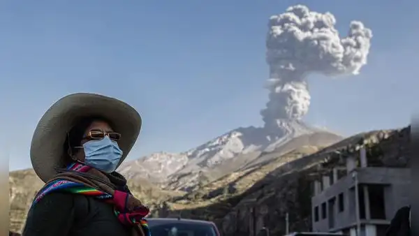 Volcán Ubinas: reportan 17 detonaciones y PCM declara en emergencia varios distritos
