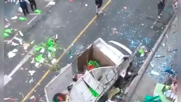 Surquillo: fuga de balón de gas causa deflagración y deja 3 heridos