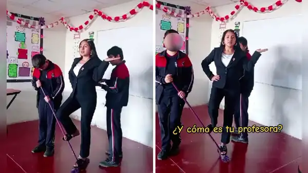 Maestra sorprende a alumnos con sorpresivo show de ballet en Huánuco: "Y encima con tacos"