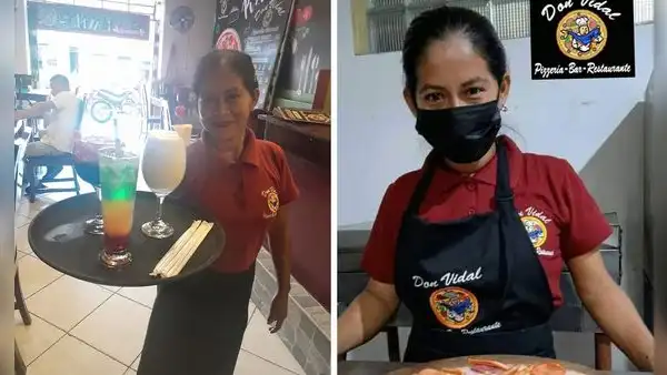 Pizzería regala S/1 a trabajadora por cada reacción en su foto y redes dicen: "Ojalá cumplan"