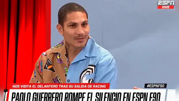 Paolo Guerrero se resiste a dejar el fútbol a sus casi 40 años: "Me afecta, no quiero hablar de eso"