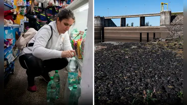 Agua salada, electrodomésticos malogrados y más: así vive la capital de Uruguay la crisis hídrica