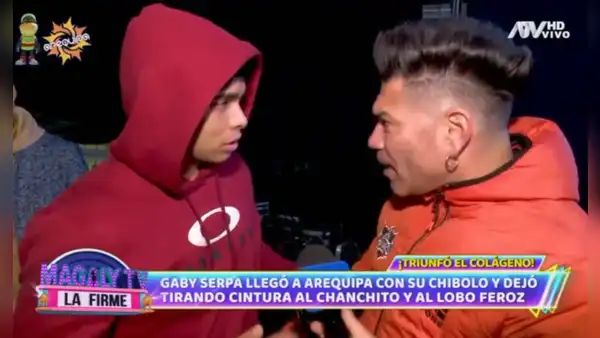 Pareja de Gabriela Serpa le niega el saludo a ‘Tomate’ Borrraza y lo confronta: “¿Qué quieres, rating?
