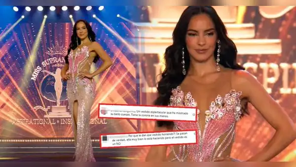 Usuarios descontentos con desfile de Valeria Flórez en Miss Supranational: “Cambien de vestido”