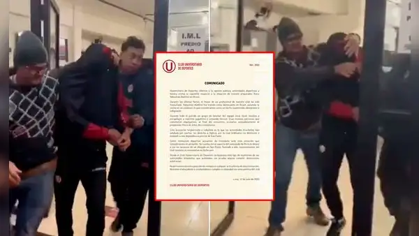 Universitario expresó enérgico rechazo a la detención de su preparador físico por presunto racismo