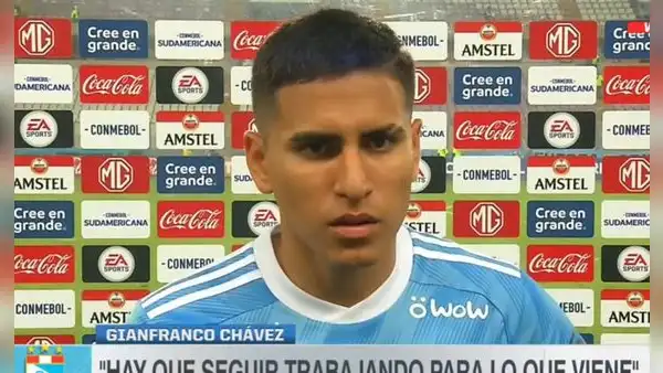 Gianfranco Chávez reveló que planteamiento de Emelec sorprendió a Cristal: "No lo esperábamos"