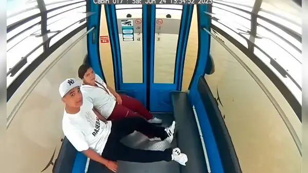 Policía busca a pareja que tuvo relaciones sexuales en teleférico: cámara de cabina grabó todo