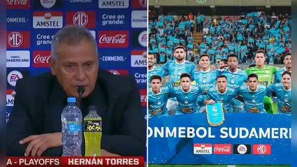 Entrenador de Emelec se 'rindió' ante 5 futbolistas de Sporting Cristal tras el partido