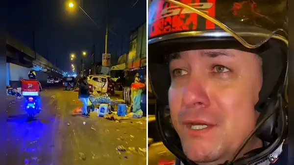Repartidor hace un delivery en Barrios Altos y lo que ve le deja aterrado: "Protégeme, Señor"