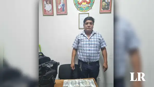 PNP captura a sujeto con 140.000 dólares en aeropuerto de Tumbes