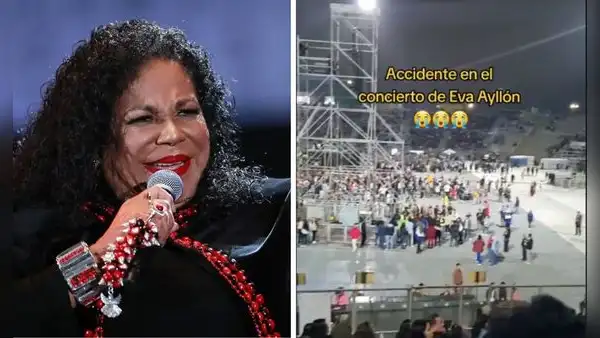 Trabajadora sufre accidente y cae de andamio en concierto de Eva Ayllón en San Marcos