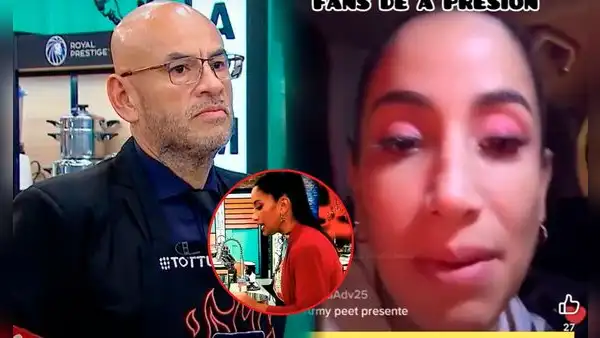 Nelly Rossinelli pide parar con amenazas si elimina a Mr. Peet de 'El gran chef: famosos'