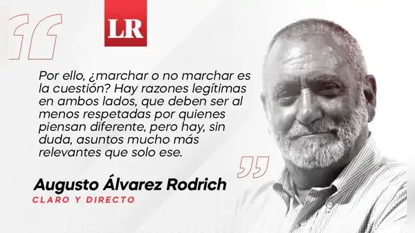 ¿Marchar o no marchar es la cuestión?, por Augusto Álvarez Rodrich