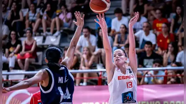 ¡España a cuartos de final! La Rojita venció 93-65 a China Taipei por el Mundial de Baloncesto Sub-19