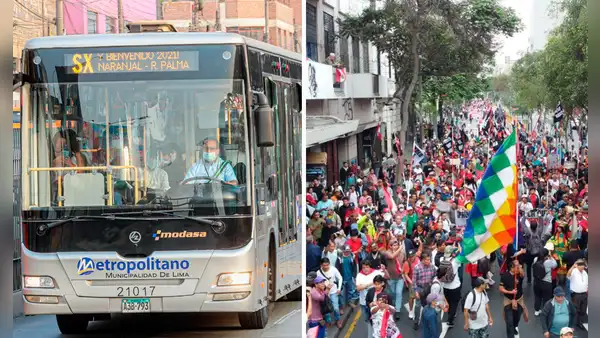 Metropolitano suspenderá servicio a partir de las 5.00 p. m. en estaciones del centro de Lima